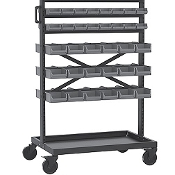 Mobile Bin Trolley, Bin Rack Storage System