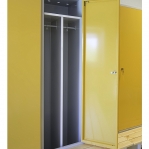 Locker 3x400, 1900x1200x545, short door, sep. wall