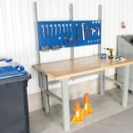 Työpöytä 1600x800 5-osaisella laatikostolla, tammiparketti