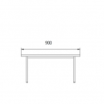 Bench 900x290x420