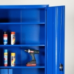 Työkalukaappi 4:llä hyllyllä 1800x800x400 RAL 5017 kasattava