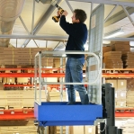 Henkilönostokori 1000x1000 mm/300 kg kokoontaitettava