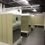 Locker with a bench, 3x300 1900x900x830