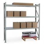 Starter bay 2500x1200x800 600kg/level,3 levels with chipboard