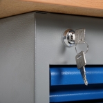 Työpöytä 1600x800 5-osaisella laatikostolla, tammiparketti