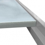 Varastohylly pyörillä 2100x1200x500, 4 orsitasoa peltitasoilla MAXI