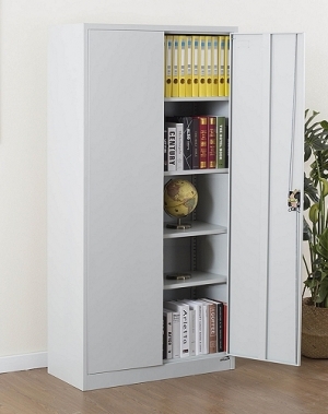 Arkistokaappi/ Toimistokaappi 4:llä hyllyllä 1950x915x457 RAL 7035/7035 osina
