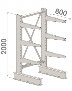 Starter bay 2000x1500x800,4 levels