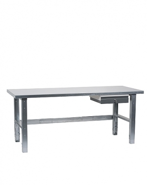 Workstation 2000x800 with steel top