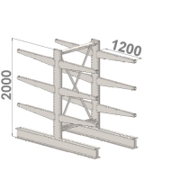 Starter bay 2000x1000x2x1200,4 levels