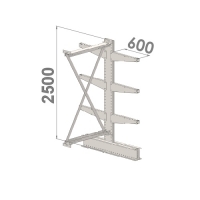 Add On bay 2500x1000x2x600,4 levels
