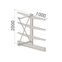 Add On bay 2000x1500x2x1000,4 levels