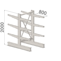 Starter bay 2000x1500x2x800,4 levels