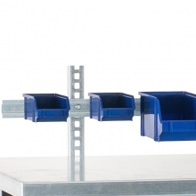 Bin rail 1000 mm without bins